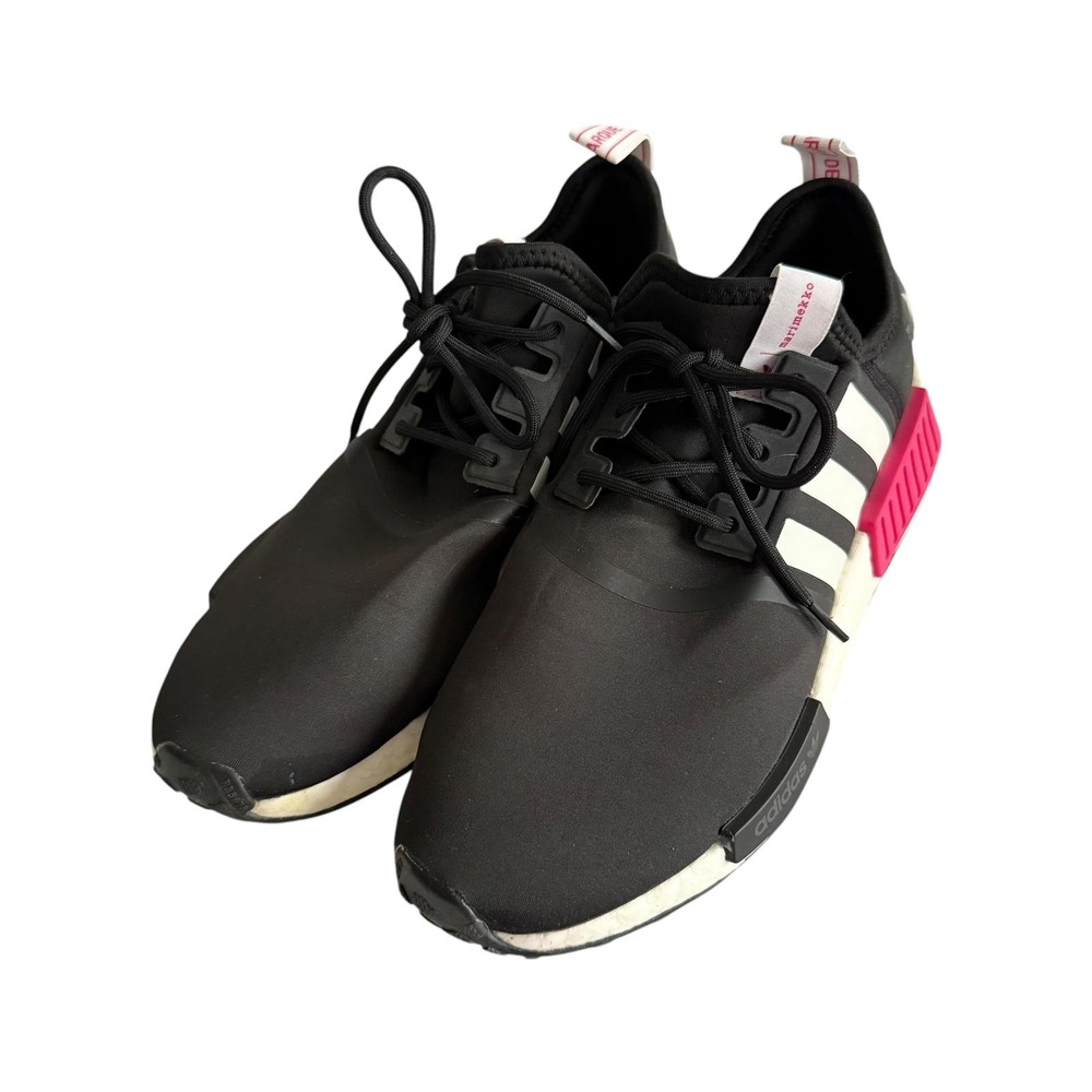 ADIDAS Marimeko Black and Magenta NMD_R1‎ Ladies Sneakers, 10